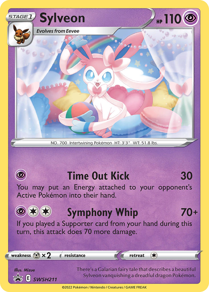 Sword & Shield Promo's Holo Sylveon #211