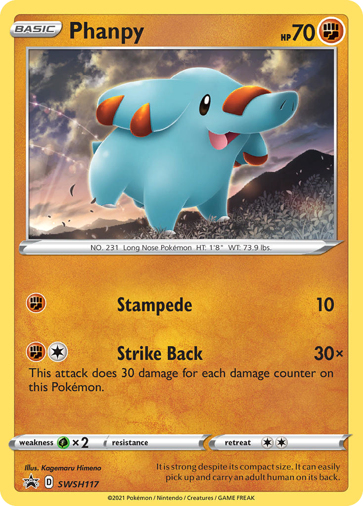 Sword & Shield Promo's Phanpy #117