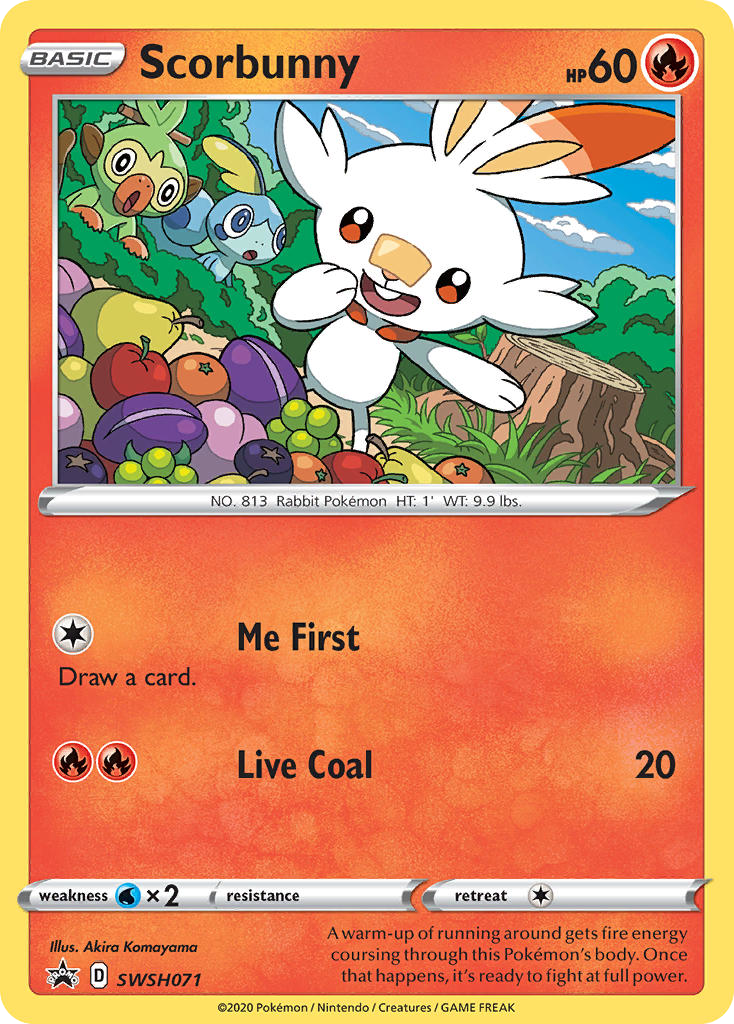Sword & Shield Promo's Scorbunny #71