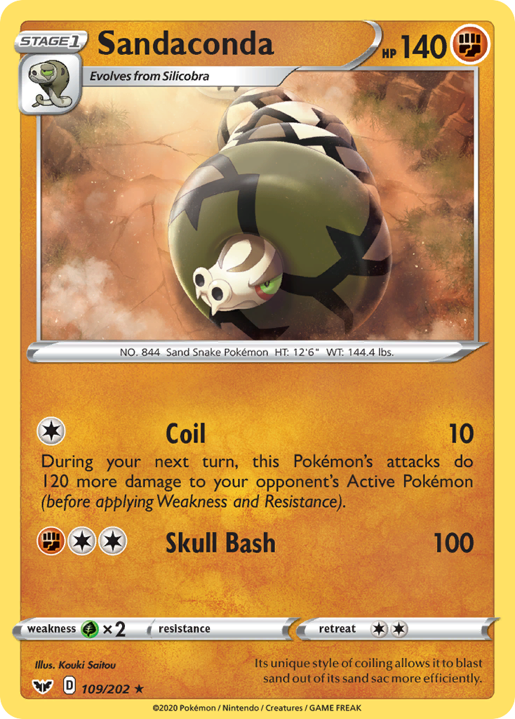 Sword & Shield Sandaconda #109/202