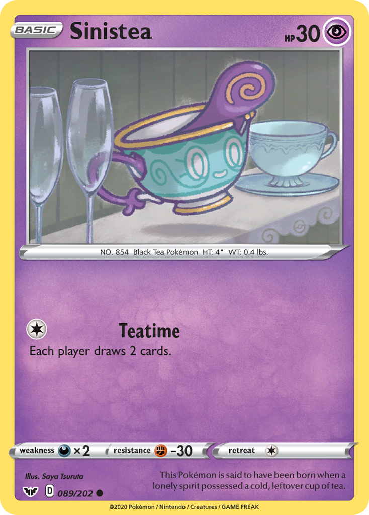 Sword & Shield Sinistea #89/202