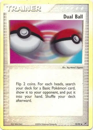 Team Magma v Aqua Dual Ball #72/95 reverse holo