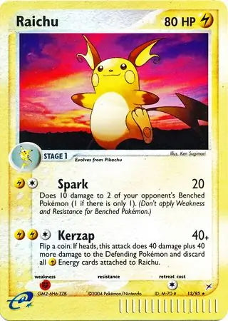 Team Magma v Aqua Raichu #13/95 reverse holo