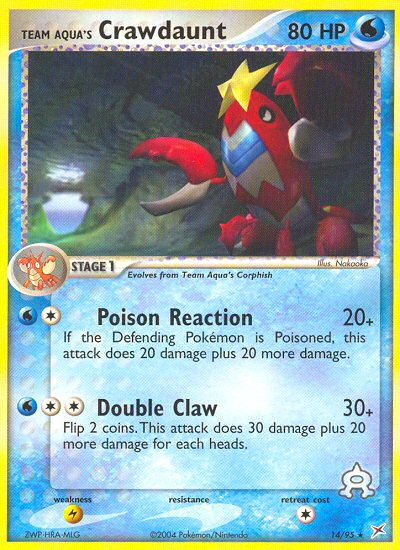 Team Magma v Aqua Team Aqua's Crawdaunt #14/95