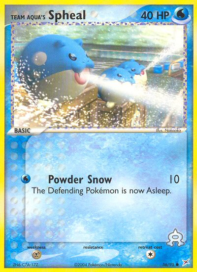 Team Magma v Aqua Team Aqua's Spheal #56/95