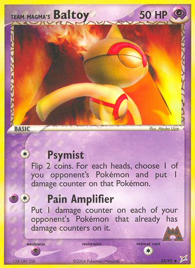 Team Magma v Aqua Team Magma's Baltoy #32/95