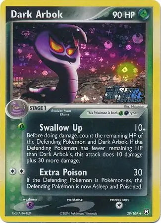 Team Rocket Returns Dark Arbok #29/109 reverse holo