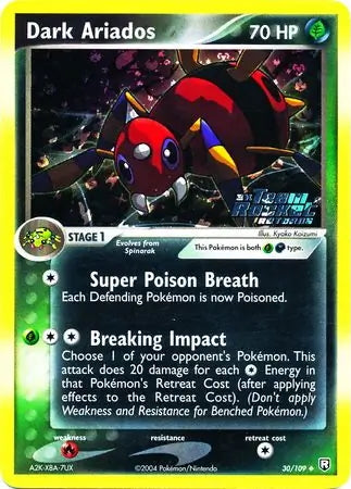 Team Rocket Returns Dark Ariados #30/109 reverse holo