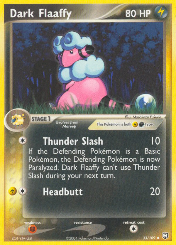 Team Rocket Returns Dark Flaaffy #33/109