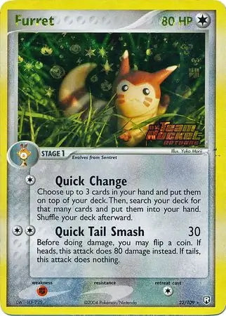 Team Rocket Returns Furret #22/109 reverse holo