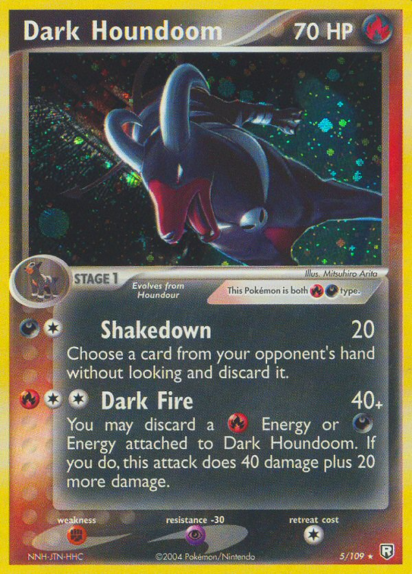Team Rocket Returns Holo Dark Houndoom #5/109