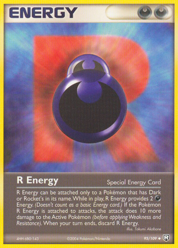 Team Rocket Returns R Energy #95/109
