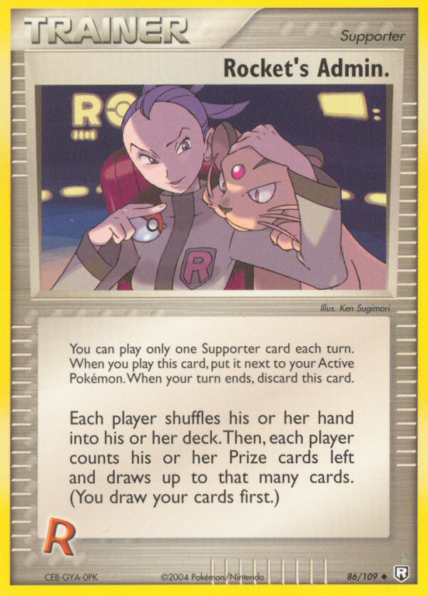 Team Rocket Returns Rocket’s Admin #86/109