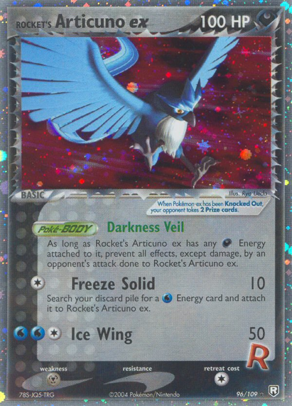 Team Rocket Returns Rocket’s Articuno ex #96/109