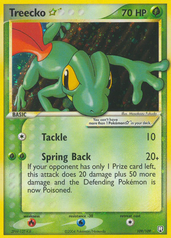 Treecko Gold Star