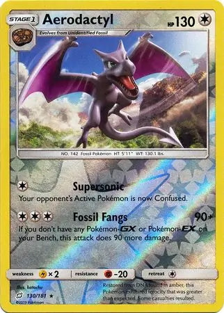 Team Up Aerodactyl #130/181 reverse holo