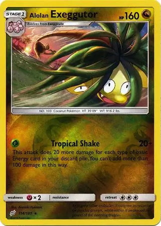 Team Up Alolan Exeggutor #114/181 reverse holo
