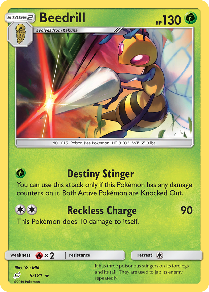 Team Up Beedrill #5/181