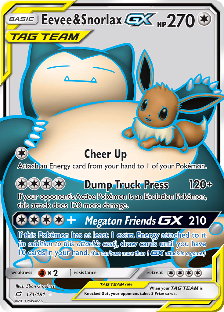 Eevee & Snorlax GX
