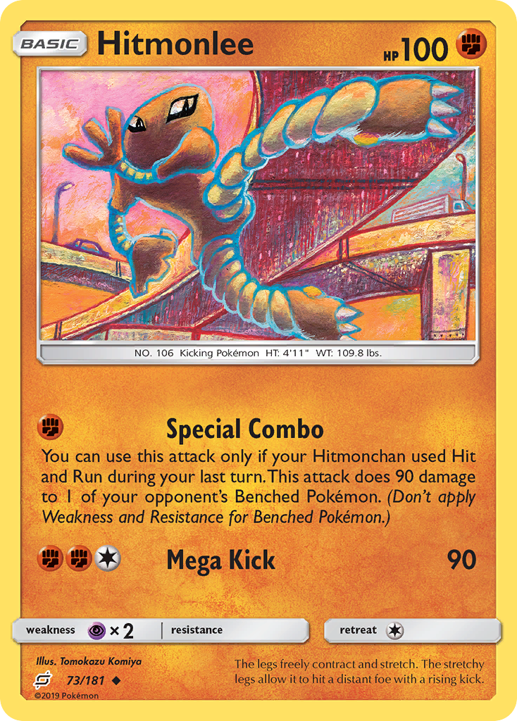 Team Up Hitmonlee #73/181