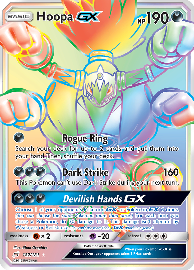 Team Up Hoopa GX #187/181