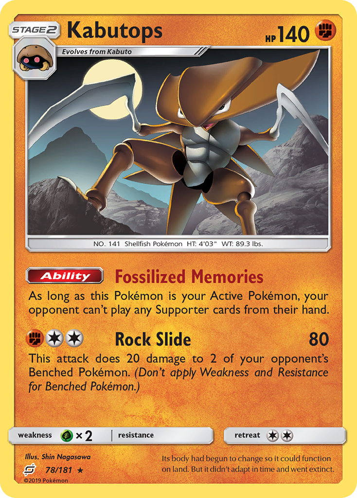 Team Up Kabutops #78/181