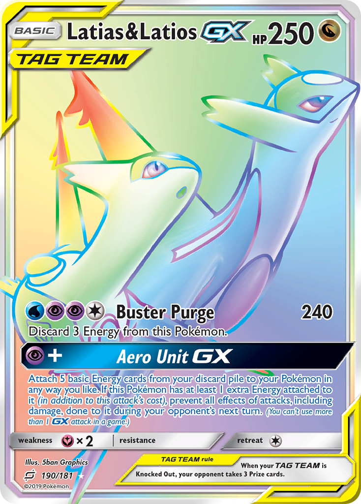 Team Up Latias & Latios GX #190/181