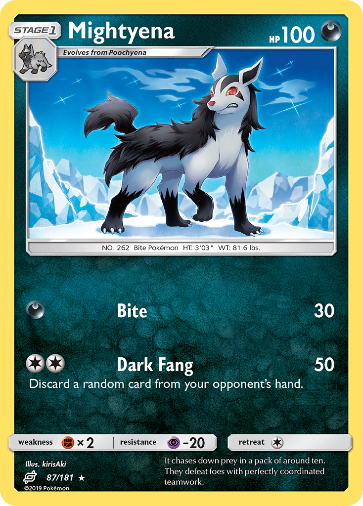 Team Up Mightyena #87/181