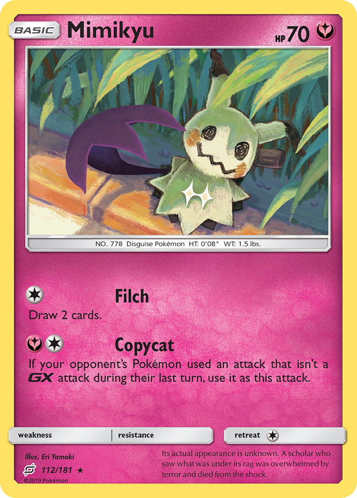 Team Up Mimikyu #112/181