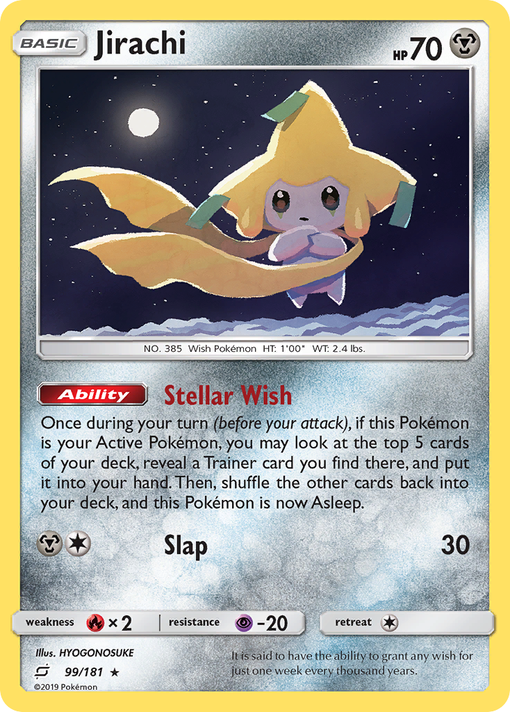 Team Up Non - Holo Jirachi #99/181