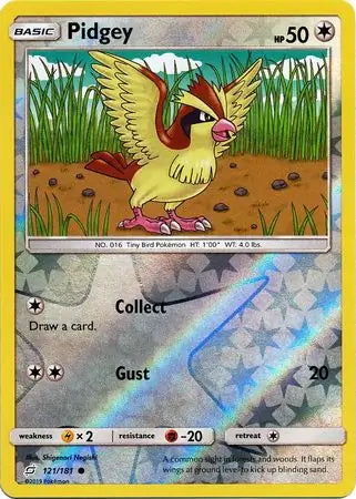 Team Up Pidgey #121/181 reverse holo