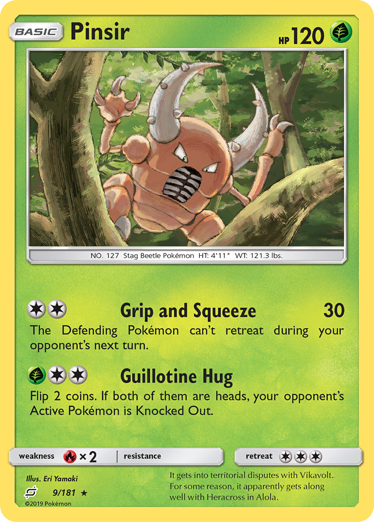Team Up Pinsir #9/181