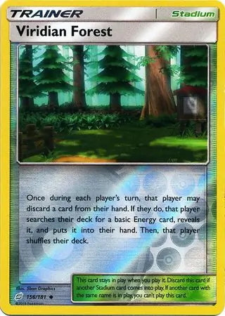 Team Up Viridian Forest #156/181 reverse holo