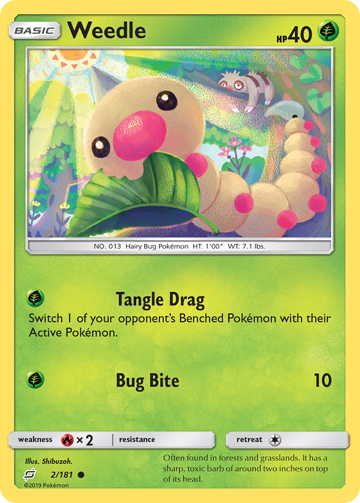Team Up Weedle #2/181