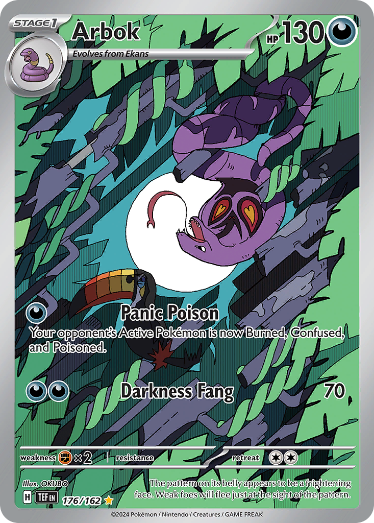 Arbok Illustration Rare 176/162 uit Temporal Forces
