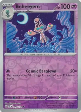 Temporal Forces Beheeyem #74/162 reverse holo