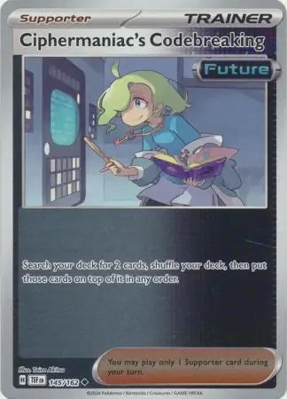 Temporal Forces Ciphermaniac’s Codebreaking #145/162 reverse holo
