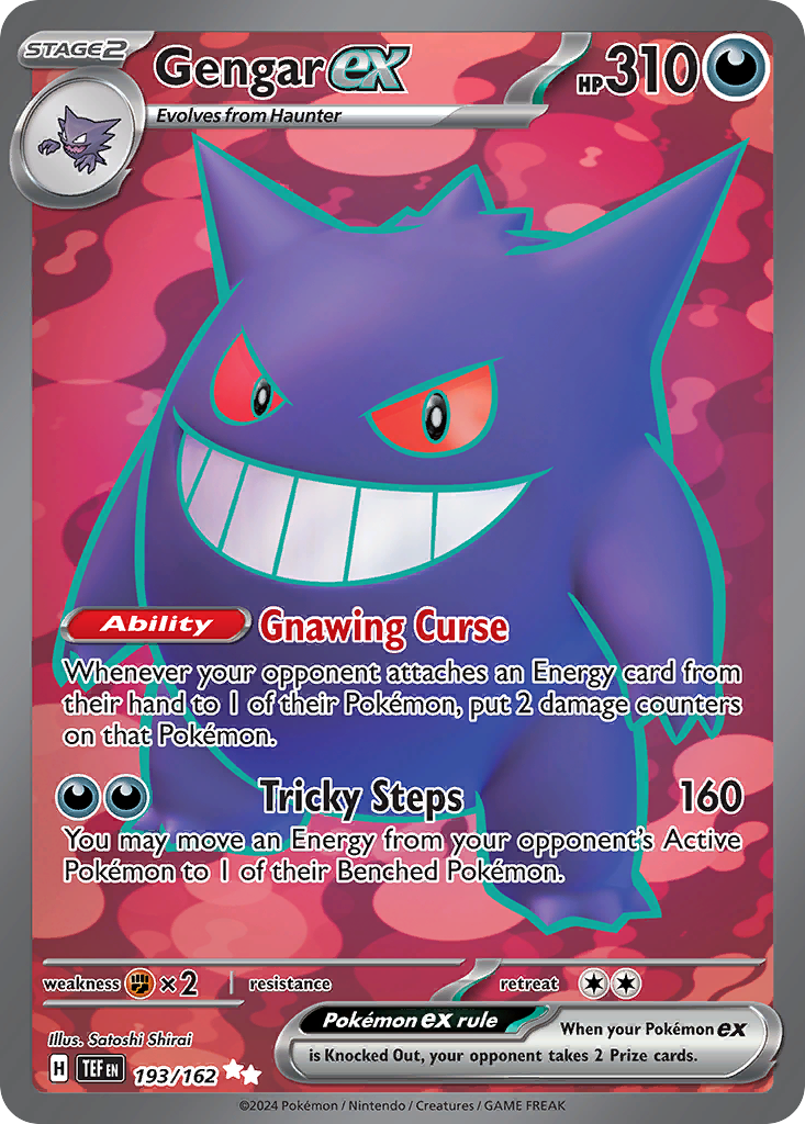Gengar ex 193/162 uit Temporal Forces