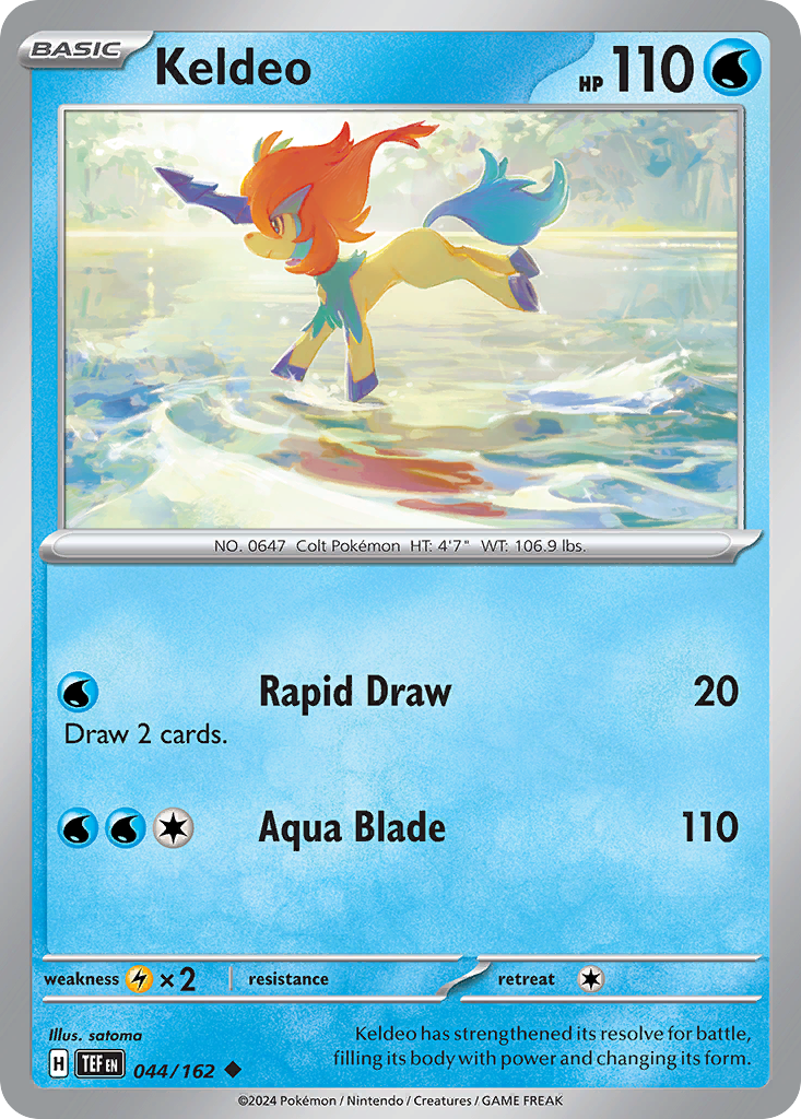 Temporal Forces Keldeo #44/162