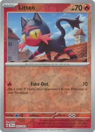 Temporal Forces Litten #32/162 reverse holo