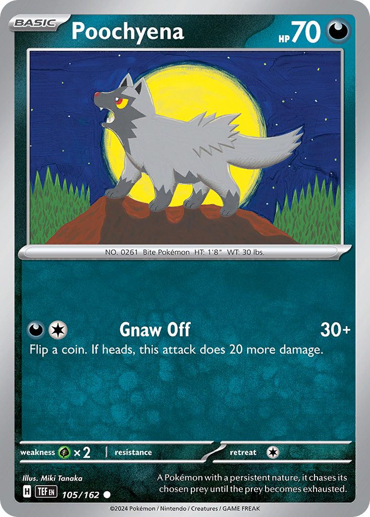 Temporal Forces Poochyena #105/162