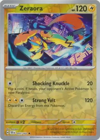 Temporal Forces Zeraora #57/162 reverse holo