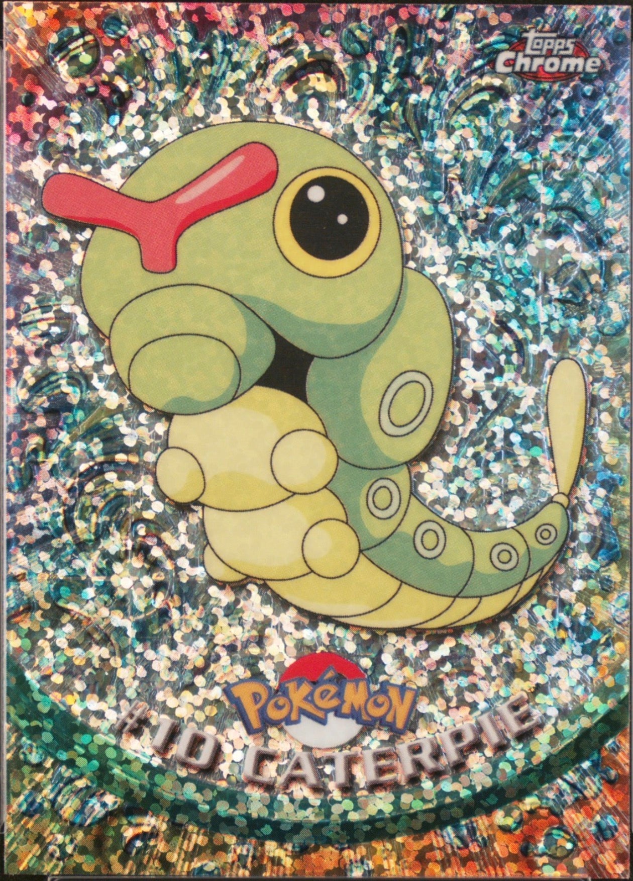 Topps Chrome Series 1 Caterpie #10
