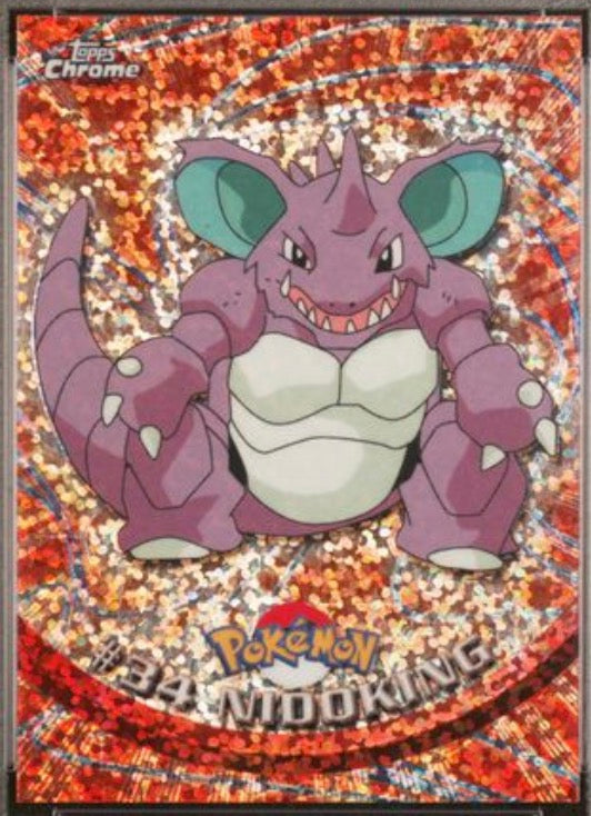Topps Chrome Series 1 Nidoking #34
