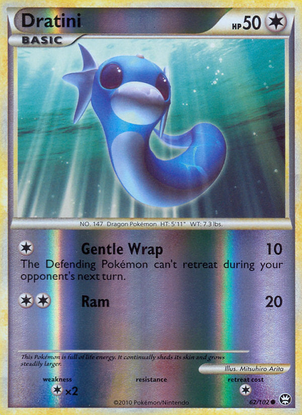 Triumphant Dratini #62/102 reverse holo