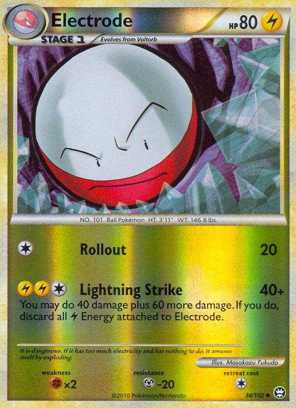 Triumphant Electrode #34/102 reverse holo