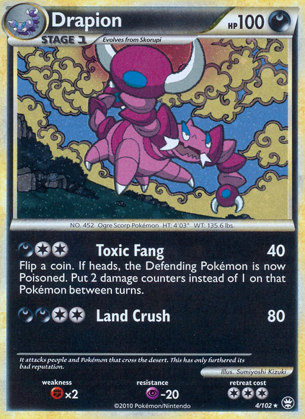 Triumphant Holo Drapion #4/102