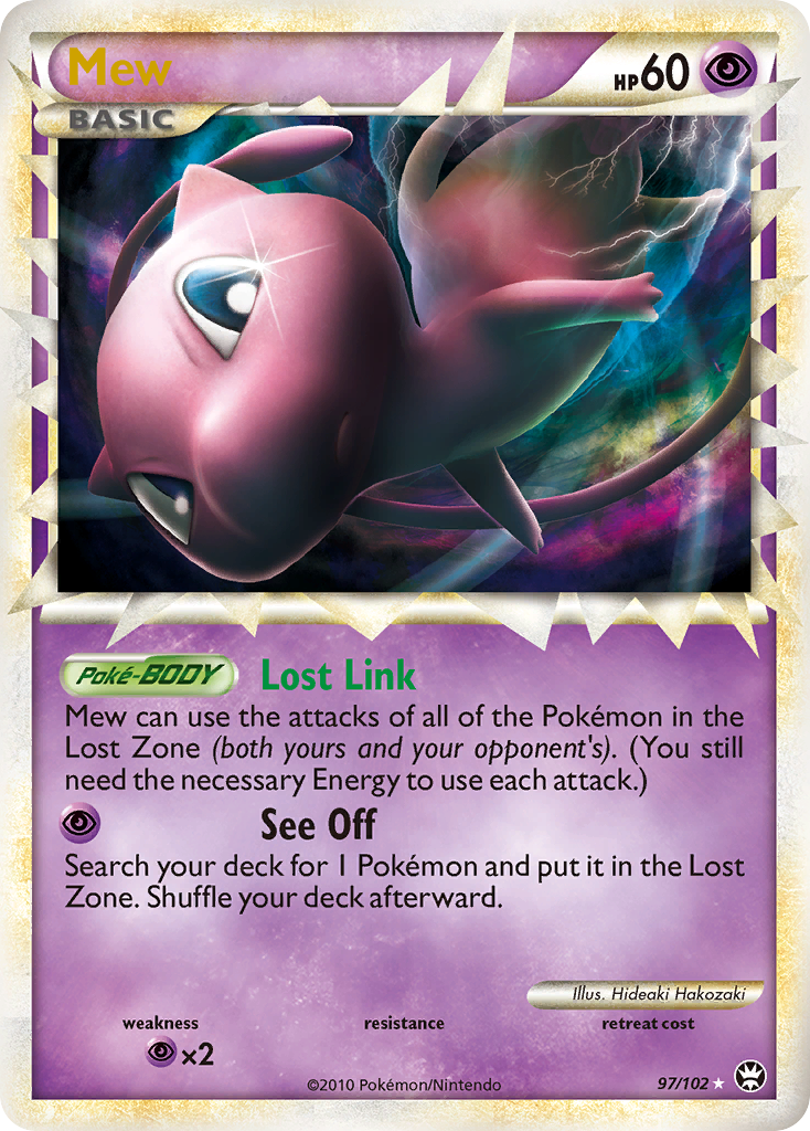 Triumphant Holo Mew #97/102