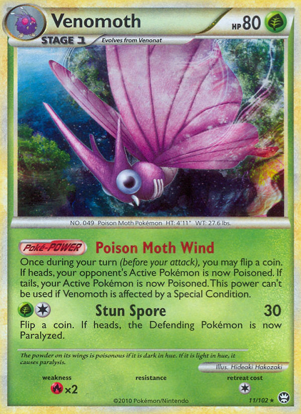 Triumphant Holo Venomoth #11/102