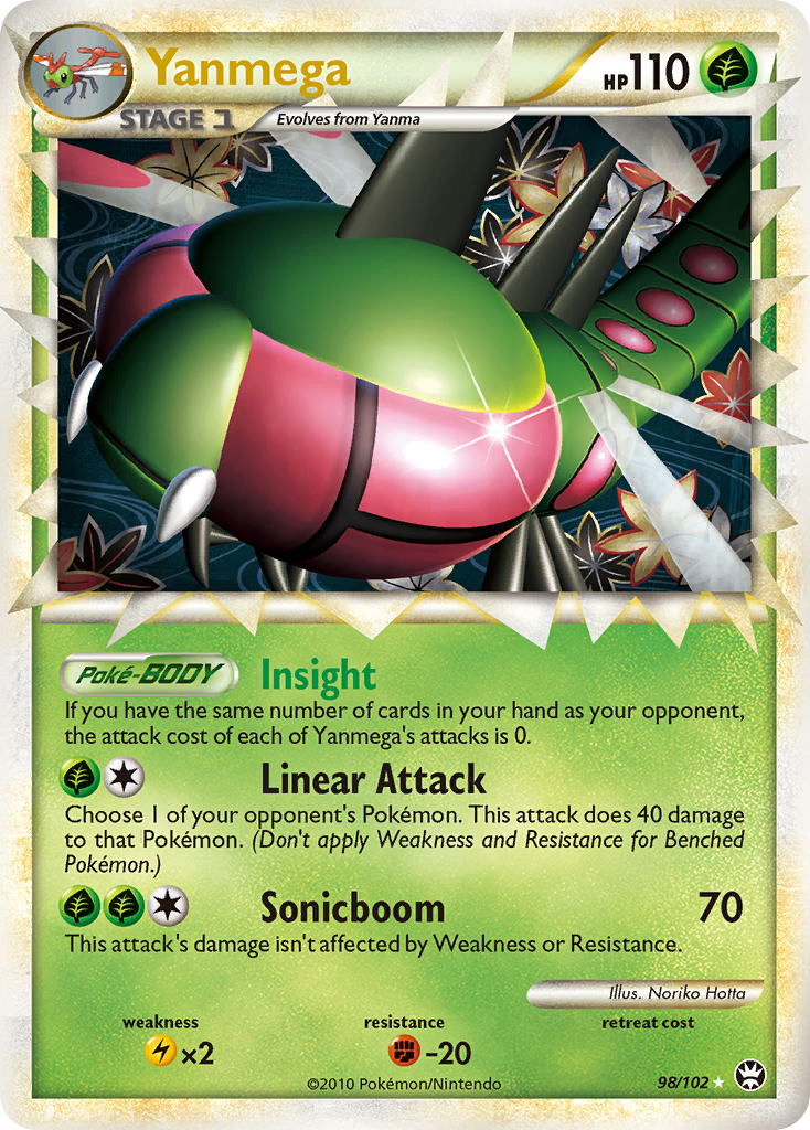 Triumphant Holo Yanmega #98/102